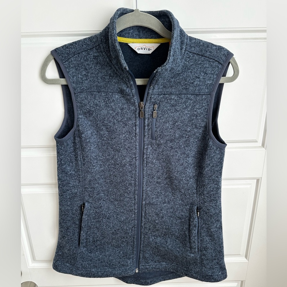Orvis Women's Trout Bum Sweater Vest Size Small